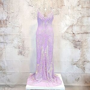 B Darlin Lavender Maxi Dress